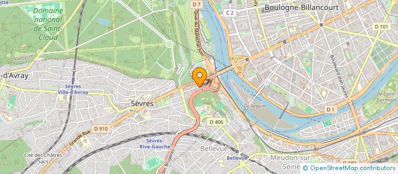 localisation de l'entreprise SCCV ARPAJON 1 à BOULOGNE-BILLANCOURT