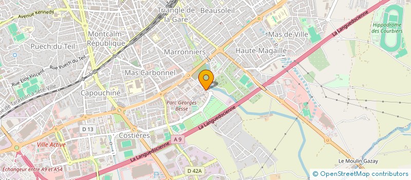 localisation de l'entreprise SCCV ARTHUR RIMBAUD à MONTPELLIER