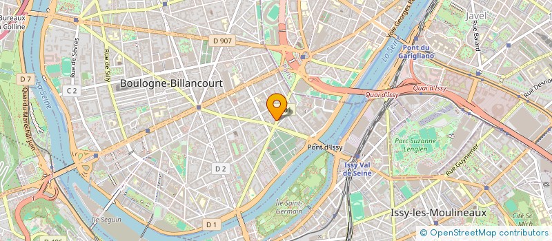 localisation de l'entreprise SCCV ASNIERES 36 BROSSOLETTE à BOULOGNE-BILLANCOURT