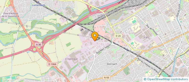 localisation de l'entreprise SCCV ATLANTIS IMMO  MULHOUSE