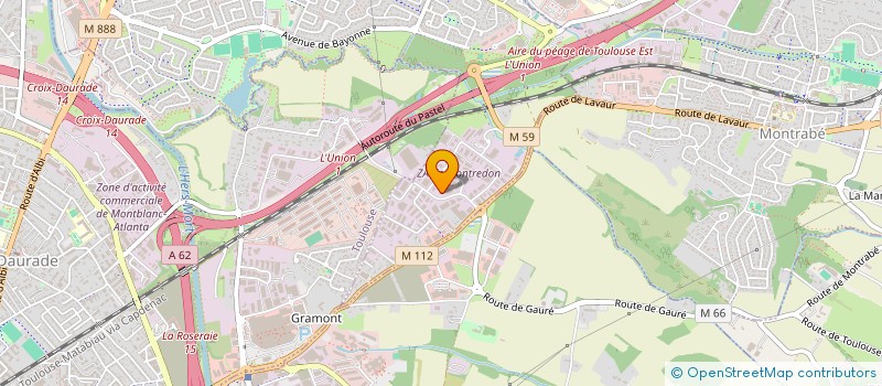 localisation de l'entreprise SCCV ATLAS ONE  L'UNION