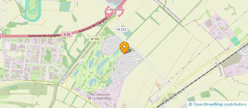 localisation de l'entreprise SCCV AU CLOS DES MARC  LA WANTZENAU