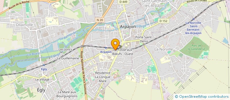 localisation de l'entreprise SCCV AVA  ARPAJON