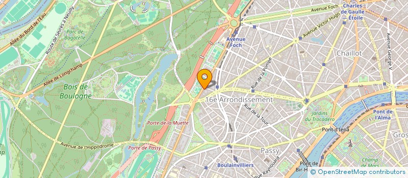 localisation de l'entreprise SCCV AVENIR à PARIS