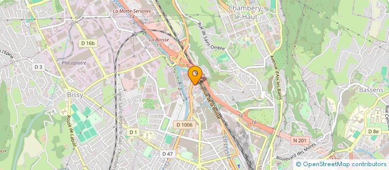 localisation de l'entreprise SCCV AZOLLA à CHAMBERY