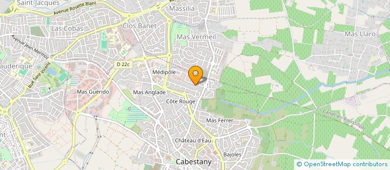 localisation de l'entreprise SCCV B.C.  CABESTANY