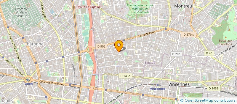 localisation de l'entreprise SCCV BAGNOLET - GUSTAVE NICKLES à MONTREUIL