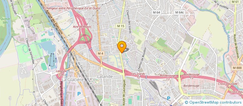 localisation de l'entreprise SCCV BARTHE 19 à TOULOUSE