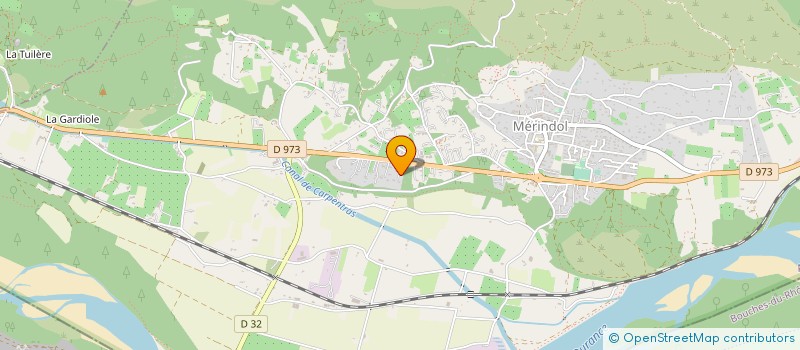 localisation de l'entreprise SCCV BASSIN MIRABEAU  MERINDOL