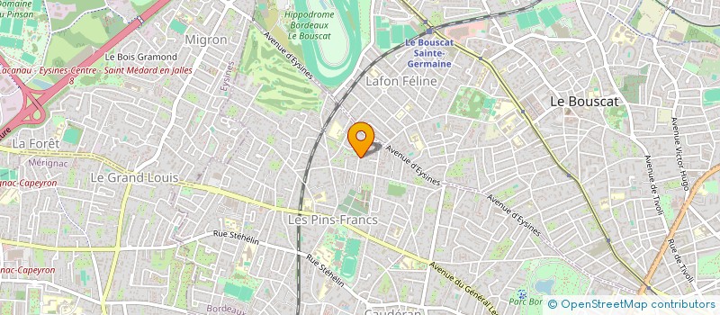 localisation de l'entreprise SCCV BASTIDE PATRIMOINE à BORDEAUX