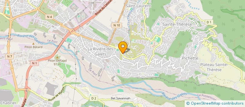 localisation de l'entreprise SCCV BEACHSUN à LA POSSESSION