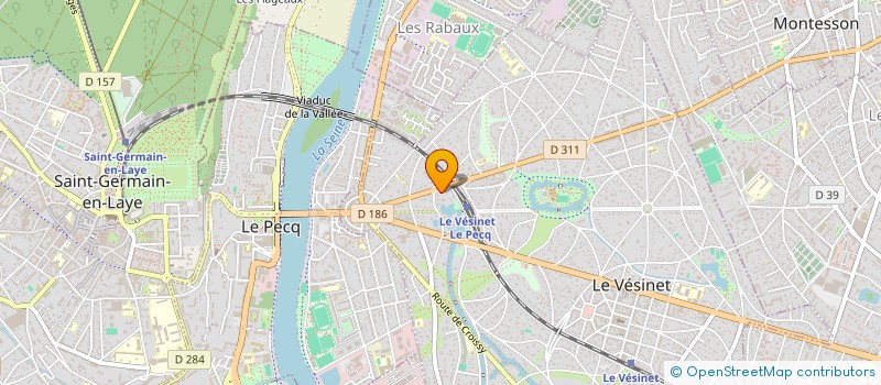 localisation de l'entreprise SCCV BEATRICE  LE VESINET