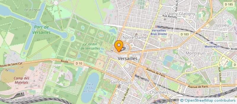 localisation de l'entreprise SCCV BEGOURVILY IMMO à VERSAILLES