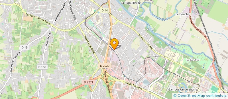localisation de l'entreprise SCCV BELFORT JDL à OLIVET