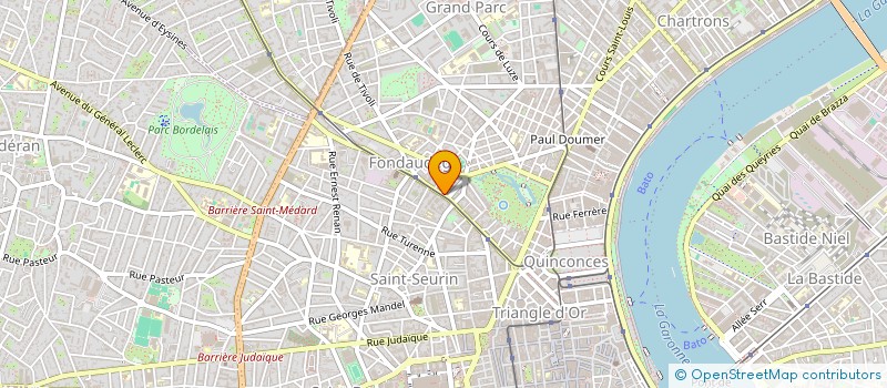 localisation de l'entreprise SCCV BERNARD ADOUR à BORDEAUX