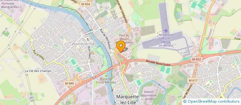 localisation de l'entreprise SCCV BETHUNE HORLOGERIE à WAMBRECHIES