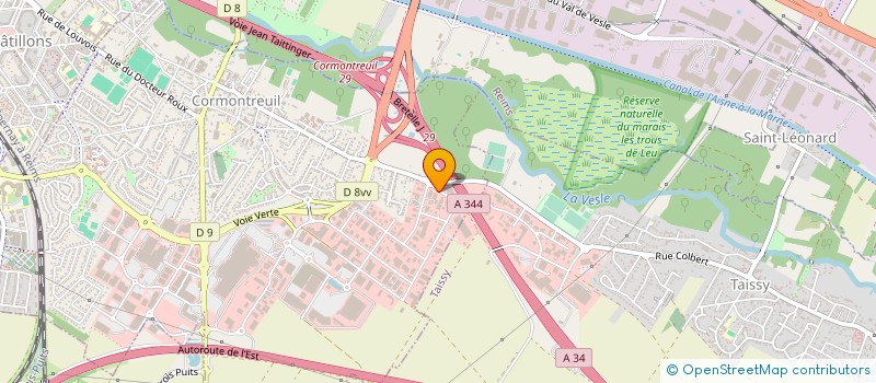 localisation de l'entreprise SCCV BEZANNES R S  BEZANNES