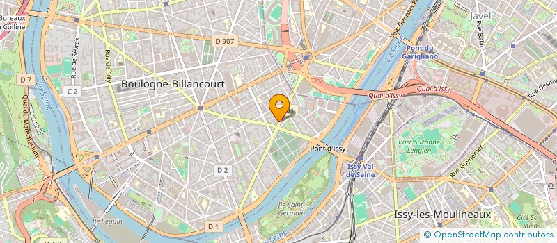 localisation de l'entreprise SCCV BIEVRES LE CLOS DES CHATAIGNIERS  BOULOGNE-BILLANCOURT