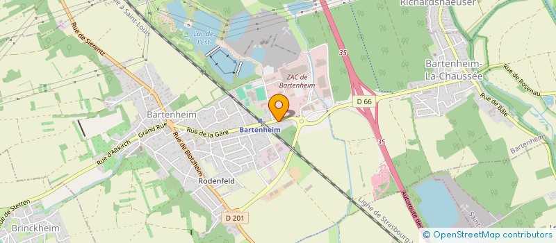 localisation de l'entreprise SCCV BLOTZHEIM TILLEULS à BARTENHEIM