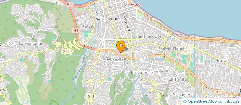localisation de l'entreprise SCCV BOIS ROUGE à SAINT-DENIS