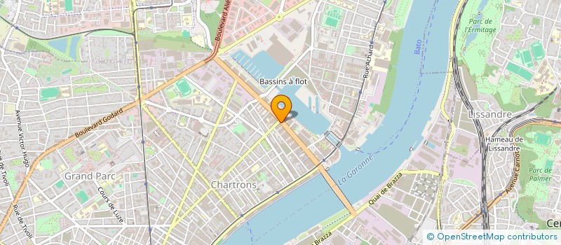 localisation de l'entreprise SCCV BORDEAUX EB1 à BORDEAUX