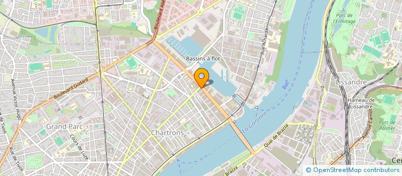 localisation de l'entreprise SCCV BORDEAUX ET2 à BORDEAUX