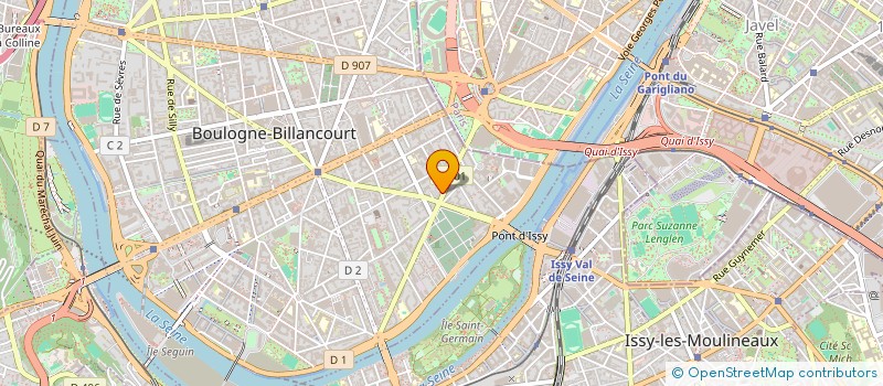 localisation de l'entreprise SCCV BOULOGNE 8 LIOT à BOULOGNE-BILLANCOURT