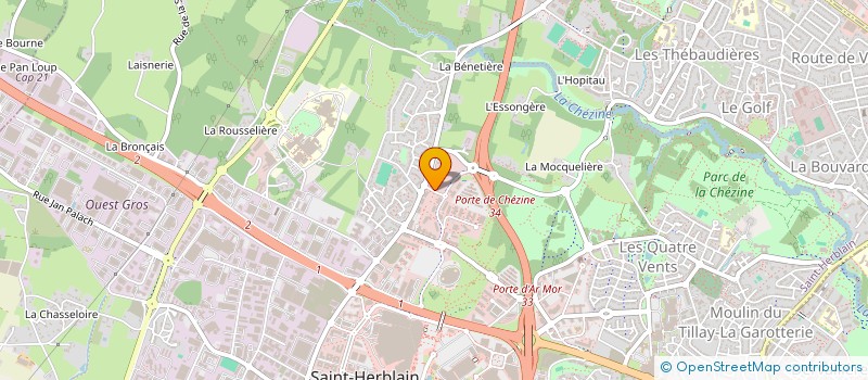 localisation de l'entreprise SCCV BRS NANTES MARZELLE  SAINT-HERBLAIN