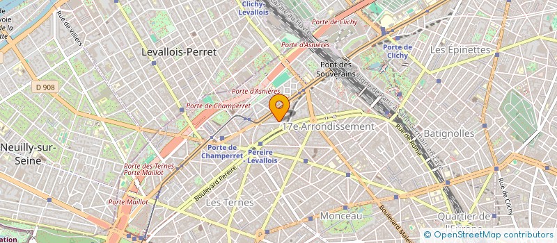 localisation de l'entreprise SCCV - BSR à PARIS