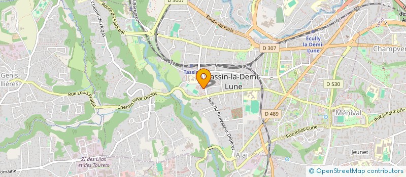 localisation de l'entreprise SCCV BV 14  TASSIN-LA-DEMI-LUNE