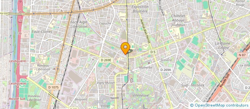 localisation de l'entreprise SCCV CADRAN SOLAIRE  GRENOBLE