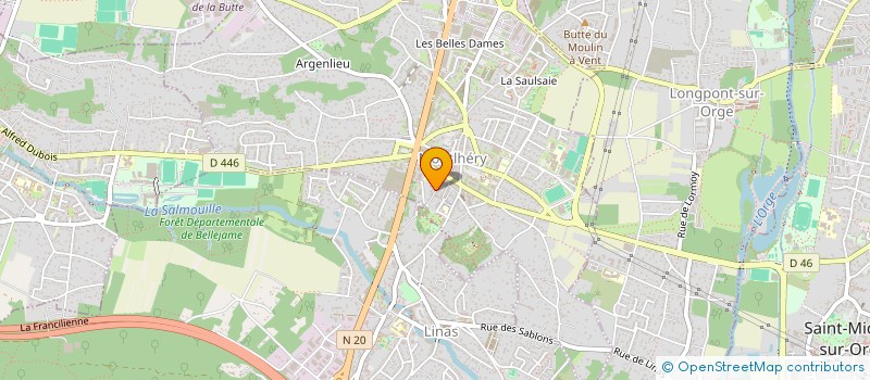 localisation de l'entreprise SCCV CAILLE à MONTLHERY