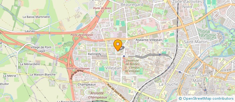 localisation de l'entreprise SCCV CAMELIA à RENNES