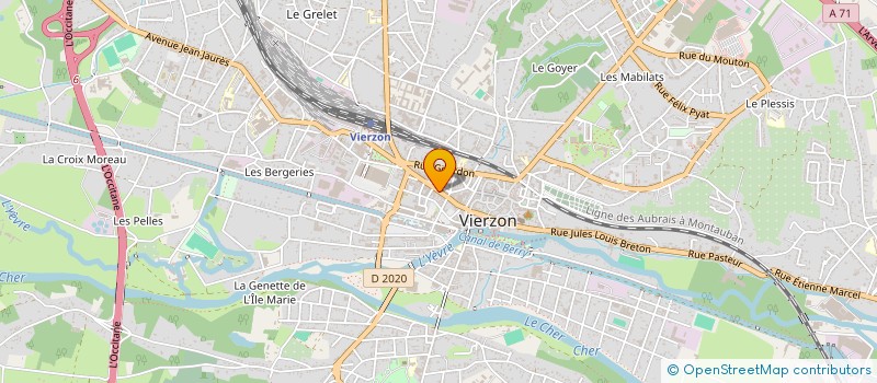 localisation de l'entreprise SCCV CAMILLE à VIERZON