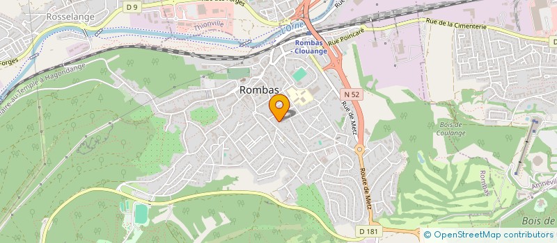 localisation de l'entreprise SCCV CAMPITOTO à ROMBAS