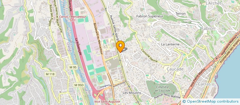 localisation de l'entreprise SCCV CANNES REGINA à NICE