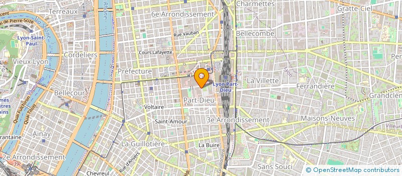 localisation de l'entreprise SCCV CANOPEA A LYON 7  LYON