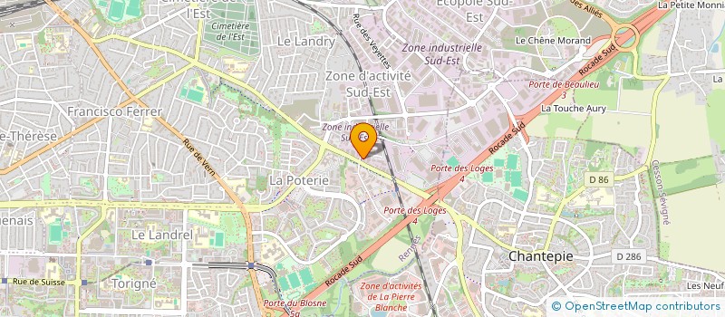 localisation de l'entreprise SCCV CAP IREZ à RENNES