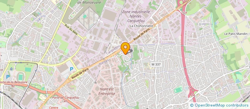 localisation de l'entreprise SCCV CAP NORD à NANTES