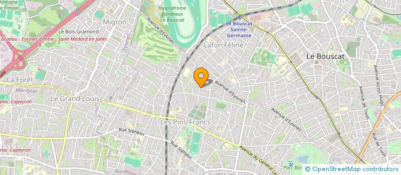 localisation de l'entreprise SCCV CAP PATRIMOINE à BORDEAUX