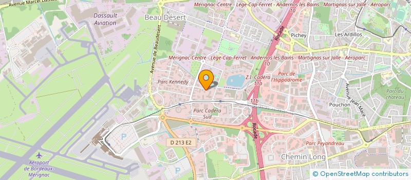 localisation de l'entreprise SCCV CAPE CODE à MERIGNAC