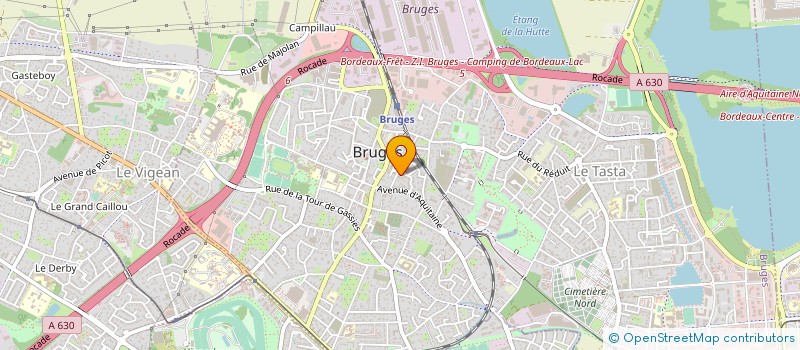 localisation de l'entreprise SCCV CAPEYRON à BRUGES