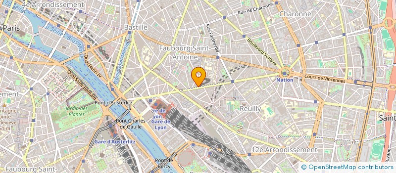 localisation de l'entreprise SCCV CARAIGLE à PARIS