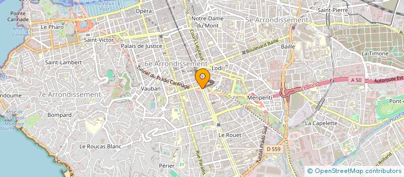 localisation de l'entreprise SCCV CARAIX  MARSEILLE