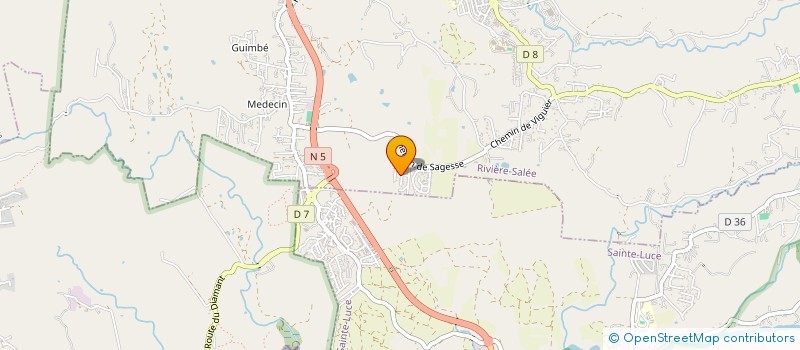 localisation de l'entreprise SCCV CASABWA  RIVIERE-SALEE