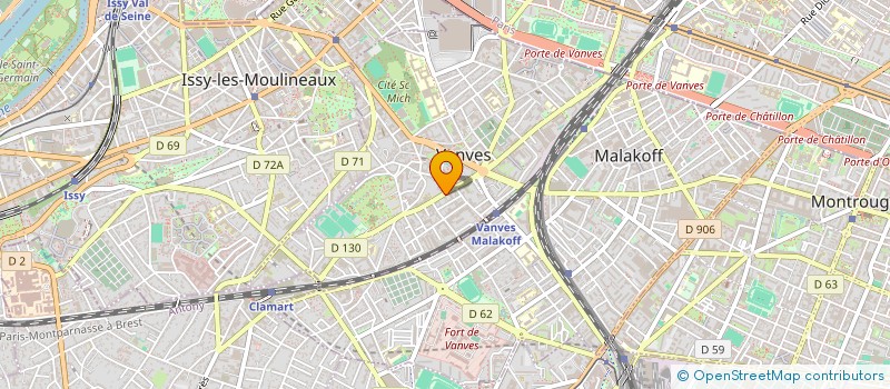 localisation de l'entreprise SCCV CATSTOWN à VANVES