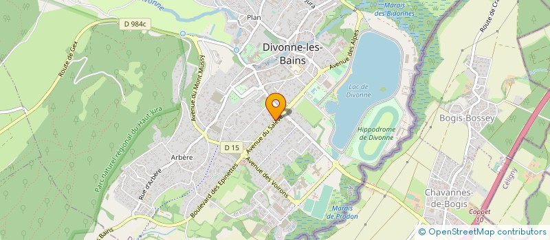 localisation de l'entreprise SCCV CELIANNE à DIVONNE-LES-BAINS