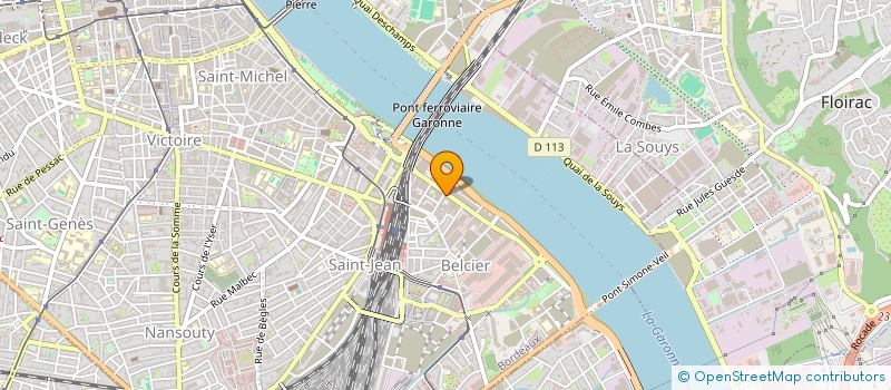 localisation de l'entreprise SCCV CENON JEAN JAURES à BORDEAUX