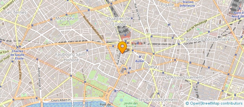 localisation de l'entreprise SCCV CENTRAL PARK à PARIS