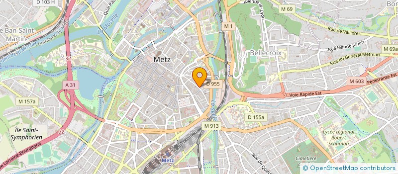 localisation de l'entreprise SCCV CERES 26 à METZ